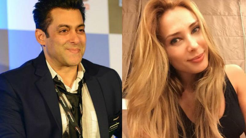 Salman Khan and Lulia Vantur Salman Khan and Lulia Vantur