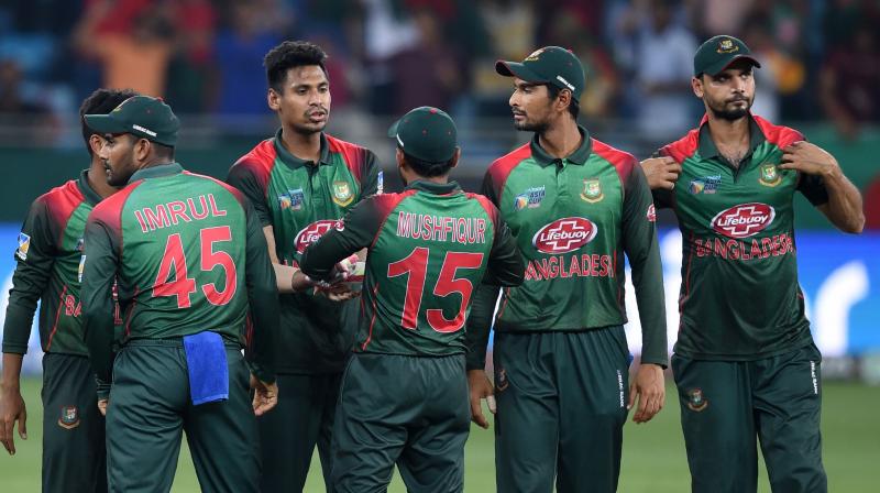Shakib Al Hasan and Mahmadullah were the players present during the press conference that took place at National Cricket Academy in Dhaka. (Photo: AFP) Shakib Al Hasan and Mahmadullah were the players present during the press conference that took place at National Cricket Academy in Dhaka. (Photo: AFP)