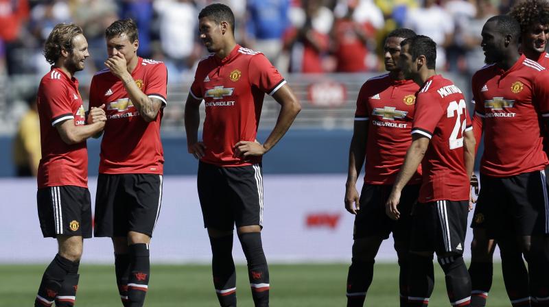 Manchester United was fined 10,000 euros ($11,800) for the incidents which took place after United beat Ajax to win the Europa League title in Stockholm. (Photo: AP) Manchester United was fined 10,000 euros ($11,800) for the incidents which took place after United beat Ajax to win the Europa League title in Stockholm. (Photo: AP)