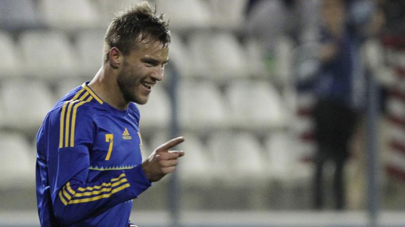 He is the second highest goalscorer for the Ukranian national team after Andriy Shevchenko. (Photo: AP) He is the second highest goalscorer for the Ukranian national team after Andriy Shevchenko. (Photo: AP)