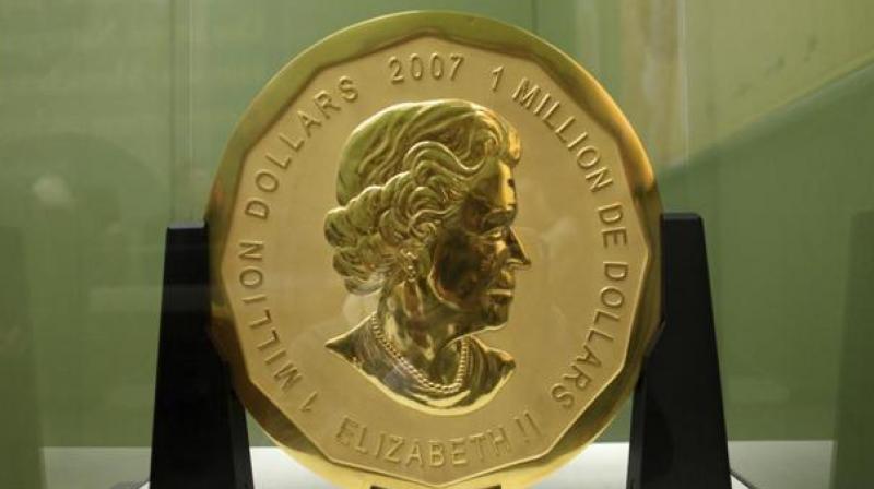 Bode Museum gave the face value of the coin at USD 1 million (920,000 euros), though the market price of 100 kg of gold is around USD 4 million. (Photo: AP) Bode Museum gave the face value of the coin at USD 1 million (920,000 euros), though the market price of 100 kg of gold is around USD 4 million. (Photo: AP)