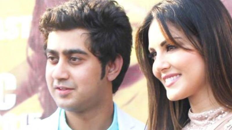 Kunal Motwani with Bollywood diva Sunny Leone. Kunal Motwani with Bollywood diva Sunny Leone.
