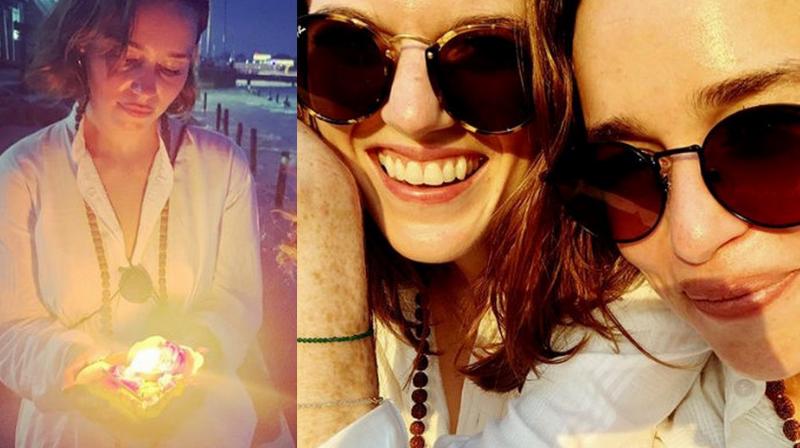 Daenerys Targaryen and Ygritte are currently in India! Well, not the characters but the actors who play the parts. (Courtesy: Instagram/ emilia_clarke) Daenerys Targaryen and Ygritte are currently in India! Well, not the characters but the actors who play the parts. (Courtesy: Instagram/ emilia_clarke)
