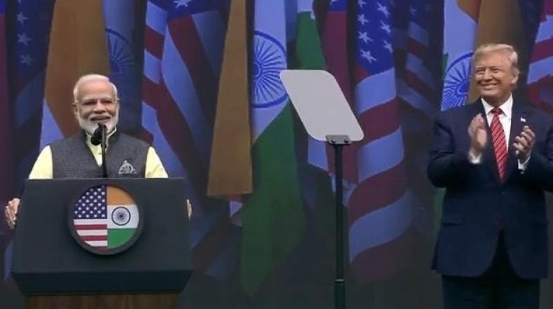 Still from 'Howdy, Modi'. (Photo source: Twitter) Still from 'Howdy, Modi'. (Photo source: Twitter)