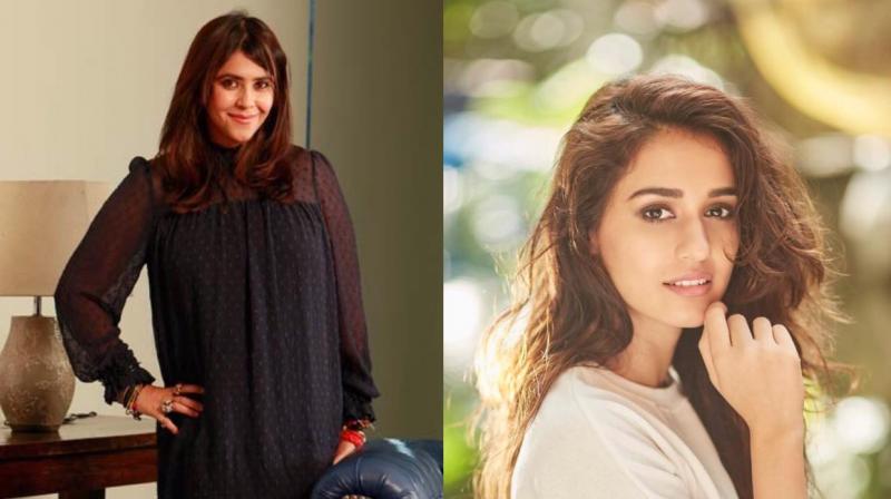 Ekta Kapoor and Disha Patani. Ekta Kapoor and Disha Patani.