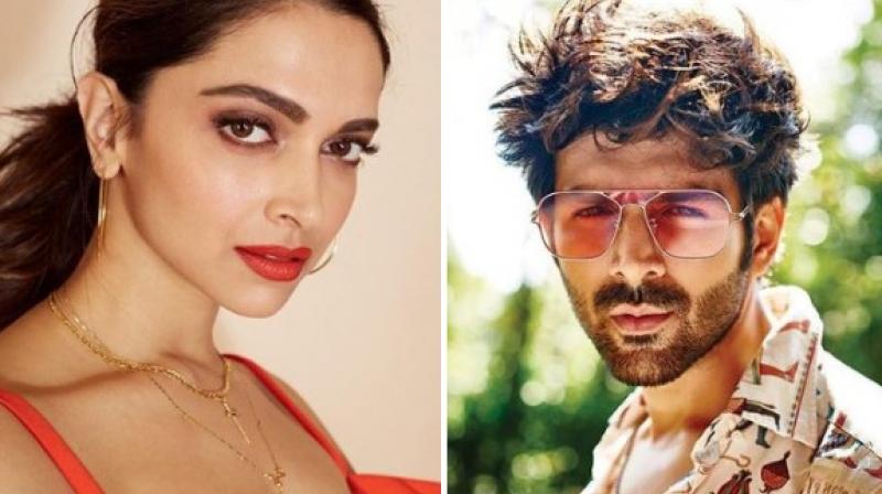 Deepika Padukone and Kartik Aaryan.