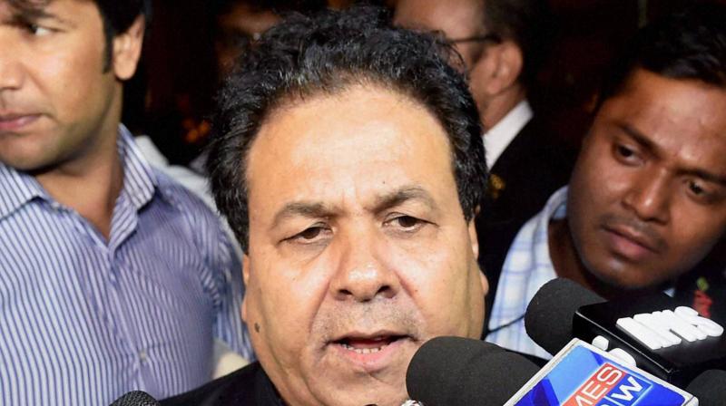 IPL chairman Rajeev Shukla on Sunday said Rajasthan Royals will wait and see what sanctions the ICC imposes on Steve Smith before taking a call on his future as the franchise's captain, following a ball tampering scandal that prompted, among others, even Australia's Prime Minister to react. (Photo: PTI) IPL chairman Rajeev Shukla on Sunday said Rajasthan Royals will wait and see what sanctions the ICC imposes on Steve Smith before taking a call on his future as the franchise's captain, following a ball tampering scandal that prompted, among others, even Australia's Prime Minister to react. (Photo: PTI)