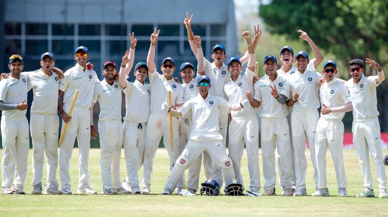 Beginning the final day on a precarious 47 for three, the Sri Lankans kept losing wickets frequently to be bowled out for 150 in their second innings, with Desai adding to his two wickets in the home team's first innings. (Photo: Twitter / BCCI) Beginning the final day on a precarious 47 for three, the Sri Lankans kept losing wickets frequently to be bowled out for 150 in their second innings, with Desai adding to his two wickets in the home team's first innings. (Photo: Twitter / BCCI)