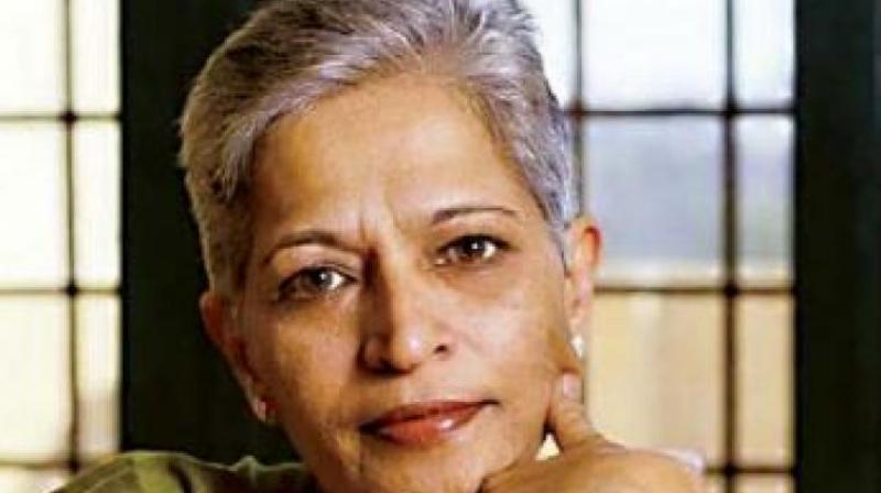 Lankesh, 55, known for her left-leaning and strong anti-Hindutva views was shot dead in front of her house here on September 5 last year. (Photo: File) Lankesh, 55, known for her left-leaning and strong anti-Hindutva views was shot dead in front of her house here on September 5 last year. (Photo: File)