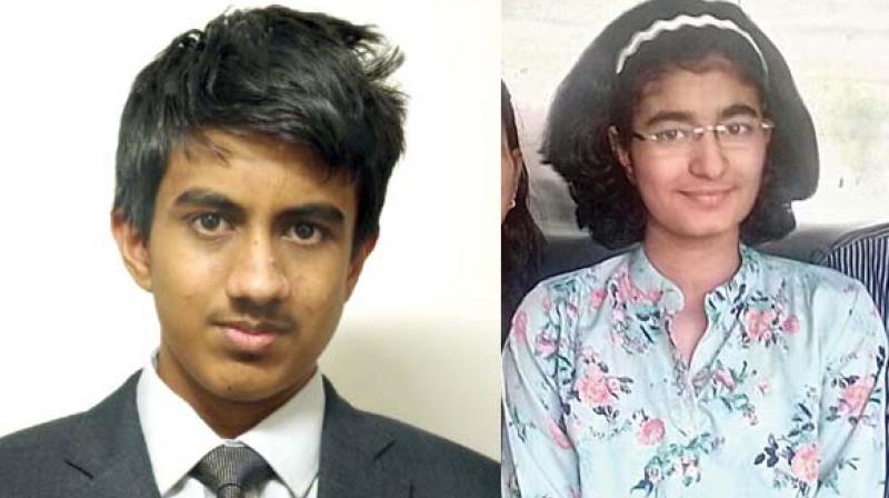 From left, Aniruddh Budhgavi and Jasmine Jerry A From left, Aniruddh Budhgavi and Jasmine Jerry A