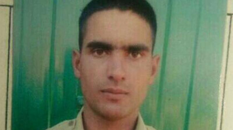 The constable, Rameez Parrey served the BSF for six years. (Photo: ANI | Twitter) The constable, Rameez Parrey served the BSF for six years. (Photo: ANI | Twitter)