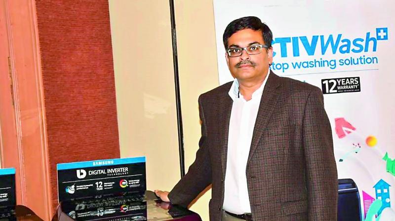 Samsung India’s consumer electronics deputy general manager Maneesh Sharma Samsung India’s consumer electronics deputy general manager Maneesh Sharma