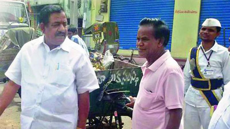 Mayor Koneru Sridhar told Deccan Chronicle the community halls should pay their share to the VMC as they are not paying any tax, electricity bill, or water bill. Mayor Koneru Sridhar told Deccan Chronicle the community halls should pay their share to the VMC as they are not paying any tax, electricity bill, or water bill.