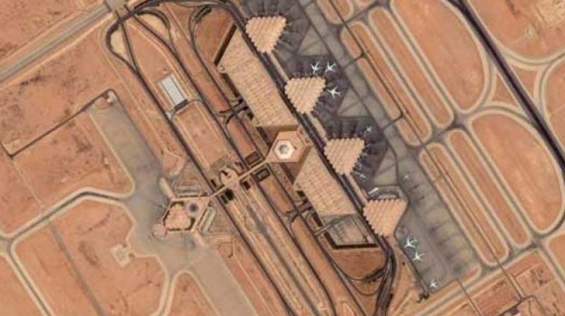 The missile was destroyed near Riyadh's King Khaled international airport, which was functioning normally. (Photo: riyadh.airport.com) The missile was destroyed near Riyadh's King Khaled international airport, which was functioning normally. (Photo: riyadh.airport.com)