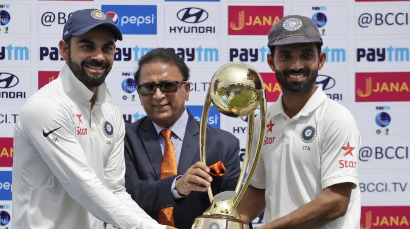 Ajinkya Rahane was asked to lead the side after Virat Kohli was ruled out of the fourth and the final Test due to a shoulder injury. (Photo: AP) Ajinkya Rahane was asked to lead the side after Virat Kohli was ruled out of the fourth and the final Test due to a shoulder injury. (Photo: AP)