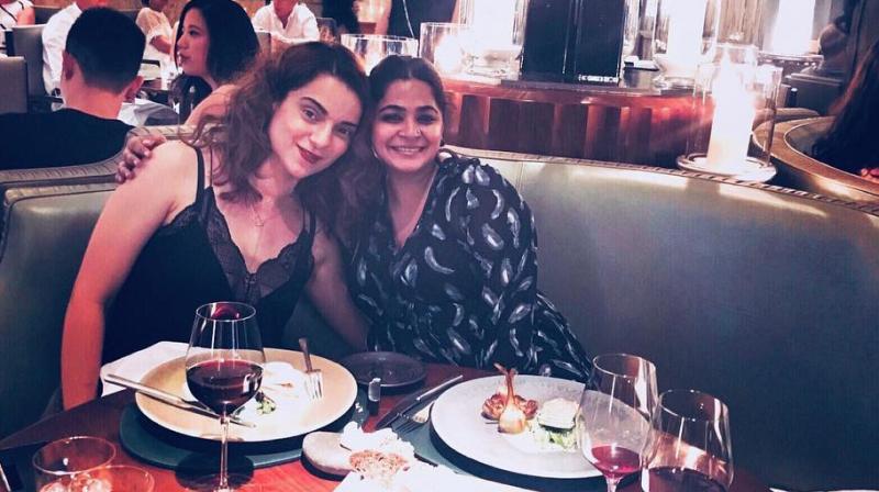 Kangana Ranaut and Ashwiny Iyer Tiwari. Kangana Ranaut and Ashwiny Iyer Tiwari.