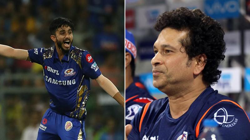 Mayank Markande (left) has been one of the finds of the season and Tendulkar lavished praise on the Punjab youngster. (Photo: BCCI) Mayank Markande (left) has been one of the finds of the season and Tendulkar lavished praise on the Punjab youngster. (Photo: BCCI)