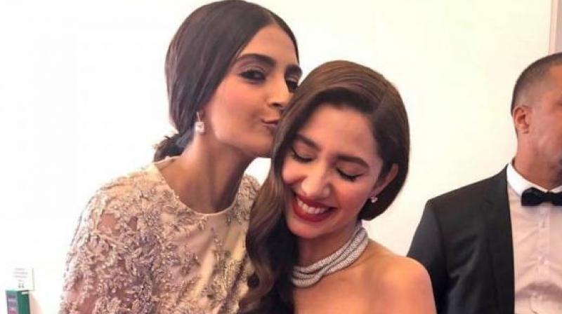 Sonam Kapoor and Mahira Khan at the Cannes Film Festival Sonam Kapoor and Mahira Khan at the Cannes Film Festival