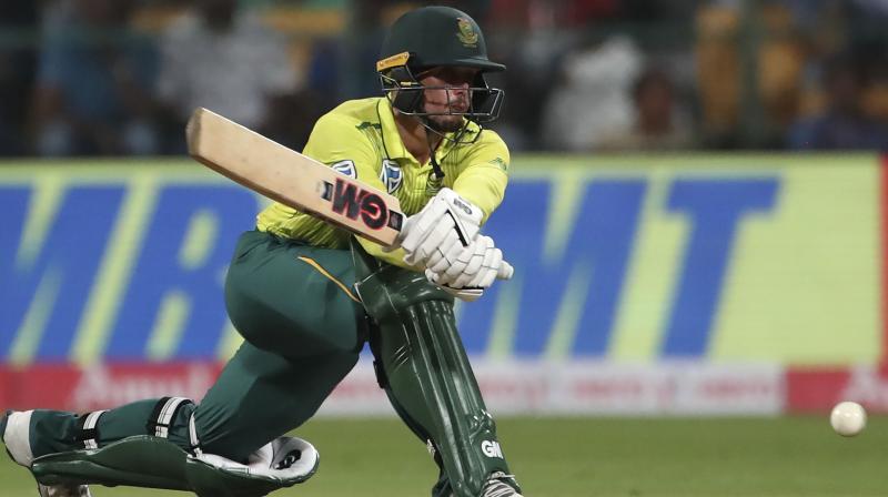 The margin of victory was big but South African captain Quinton de Kock was equally impressed with the manner in which his team fought back to win the third T20 International against India and level the series. (Photo:AP) The margin of victory was big but South African captain Quinton de Kock was equally impressed with the manner in which his team fought back to win the third T20 International against India and level the series. (Photo:AP)