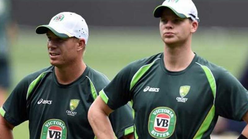 The injured and banned duo of Steven Smith and David Warner are unlikely to take part in Australia's final two ODIs against Pakistan despite serving out their one-year ball-tampering suspensions during the series to be held in the UAE. (Photo: AFP) The injured and banned duo of Steven Smith and David Warner are unlikely to take part in Australia's final two ODIs against Pakistan despite serving out their one-year ball-tampering suspensions during the series to be held in the UAE. (Photo: AFP)