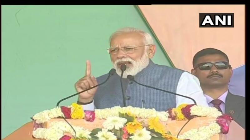 Prime Minister Narendra Modi after concluding his two-day visit to Gujarat, marked his presence at Dhar in Madhya Pradesh on Tuesday. (Photo: File) Prime Minister Narendra Modi after concluding his two-day visit to Gujarat, marked his presence at Dhar in Madhya Pradesh on Tuesday. (Photo: File)