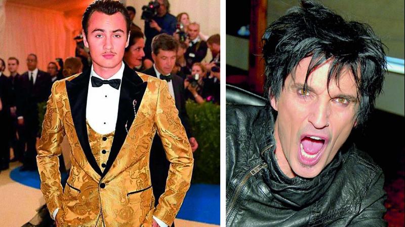 Brandon Lee (L) and Tommy Lee Brandon Lee (L) and Tommy Lee