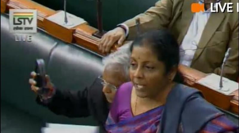 (Photo: ANI | Twitter)Sitharaman also objected to the 'language' used by Gandhi. 'I honestly expected more from the Congress party,' she said. (Photo: ANI | Twitter) (Photo: ANI | Twitter)Sitharaman also objected to the 'language' used by Gandhi. 'I honestly expected more from the Congress party,' she said. (Photo: ANI | Twitter)
