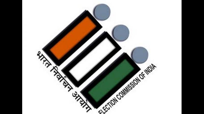 On March 15, Congress had approached the EC with a complaint against the BJP, saying it has put up hoardings of Prime Minister Modi at petrol pumps, railways stations and, airports even though the Model Code of Conduct is in force. (Photo: ANI) On March 15, Congress had approached the EC with a complaint against the BJP, saying it has put up hoardings of Prime Minister Modi at petrol pumps, railways stations and, airports even though the Model Code of Conduct is in force. (Photo: ANI)