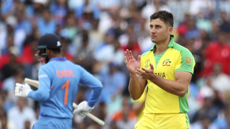 Stoinis picked up a left side strain during Australia's match against India on June 9 and due to the injury, he missed the next two matches for his side. (Photo: AP) Stoinis picked up a left side strain during Australia's match against India on June 9 and due to the injury, he missed the next two matches for his side. (Photo: AP)