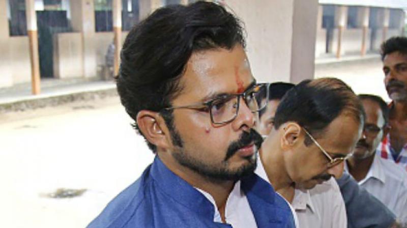 Sreesanth was slapped with a life ban by the BCCI for his alleged role in spot-fixing while playing for Rajasthan Royals during the IPL in 2013. (Photo: AFP) Sreesanth was slapped with a life ban by the BCCI for his alleged role in spot-fixing while playing for Rajasthan Royals during the IPL in 2013. (Photo: AFP)