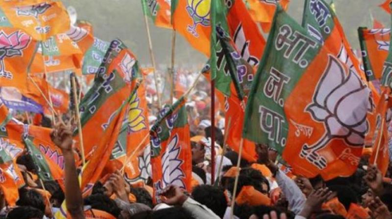 BJP fought the 2014 assembly elections in alliance with the TDP, winning five seats in the 119-member House. This time it's going it alone. (Representational Image) BJP fought the 2014 assembly elections in alliance with the TDP, winning five seats in the 119-member House. This time it's going it alone. (Representational Image)