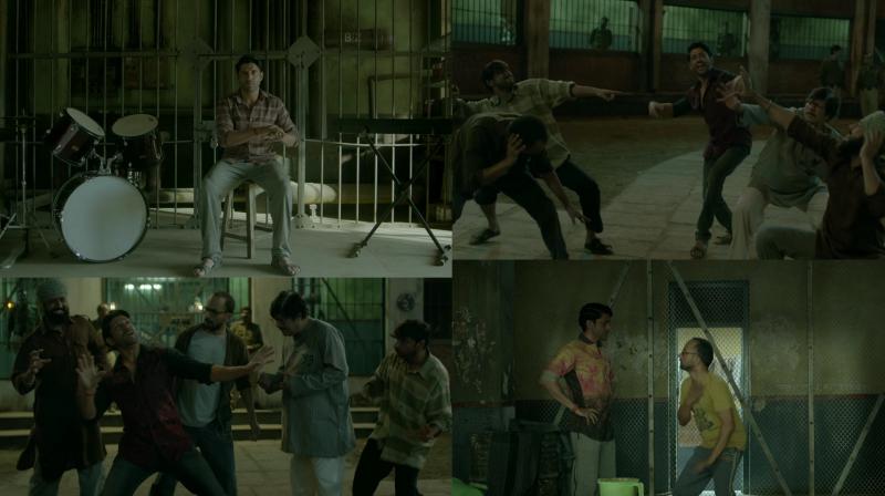 Screengrabs from the video. Screengrabs from the video.
