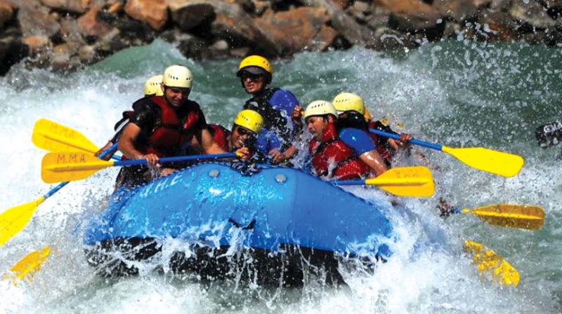 Kayakers during the Malabar River Festival in Kozhikode. —DC FILE Kayakers during the Malabar River Festival in Kozhikode. —DC FILE