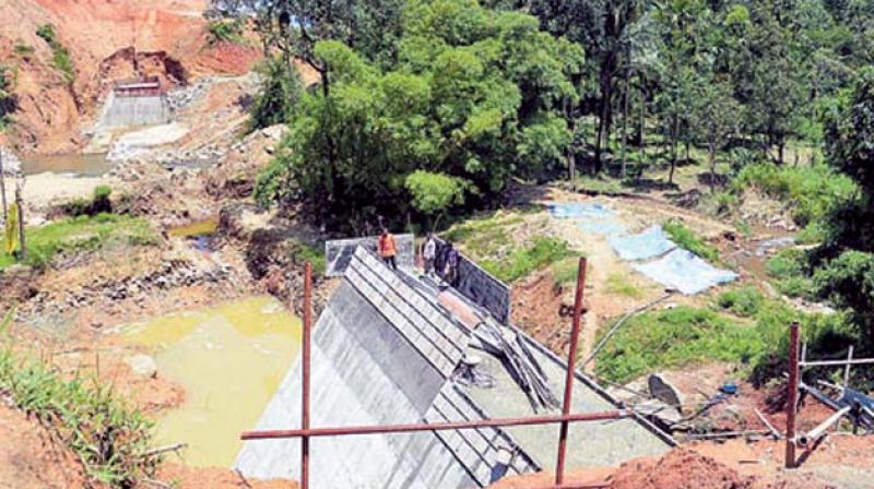 A view of Yettinahole project site near Sakleshpur A view of Yettinahole project site near Sakleshpur