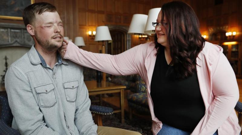 Ross had fretted before the meeting, fearful of the certain reminders of her husband, who took his own life (Photo: AP) Ross had fretted before the meeting, fearful of the certain reminders of her husband, who took his own life (Photo: AP)