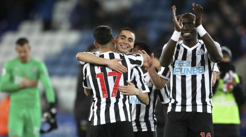 Newcastle's first away league win since December ended a run of four games without a victory which had threatened to drag them into the relegation dogfight. (Photo: AP) Newcastle's first away league win since December ended a run of four games without a victory which had threatened to drag them into the relegation dogfight. (Photo: AP)