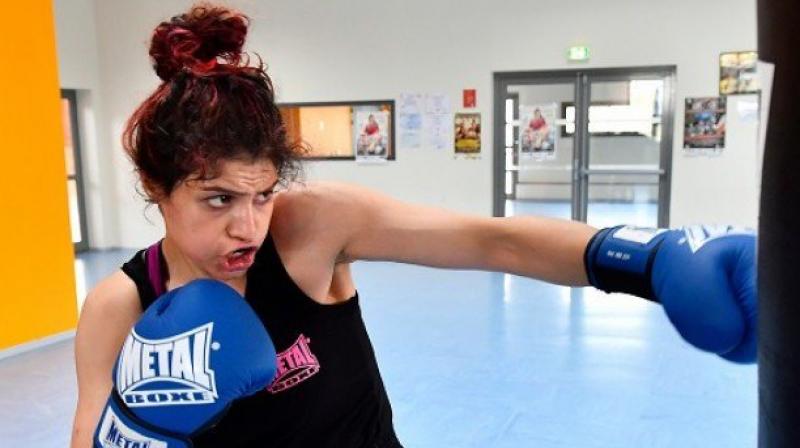 Khadem took up boxing four years ago, being compelled to train in private fitness rooms since public boxing facilities are reserved for men. (Photo: AFP / File) Khadem took up boxing four years ago, being compelled to train in private fitness rooms since public boxing facilities are reserved for men. (Photo: AFP / File)