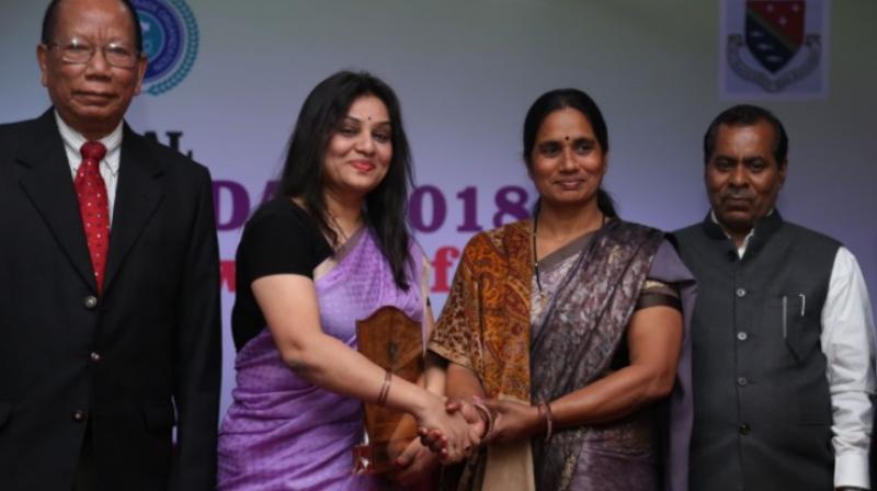 Former Karnataka DGP HT Sangliana (L) further said if rape victims are overpowered, they should surrender, and follow up the case later. He asserted that by doing so, the victims can remain safe and prevent themselves from being killed. (Twitter Screengrab/ @D_Roopa_IPS) Former Karnataka DGP HT Sangliana (L) further said if rape victims are overpowered, they should surrender, and follow up the case later. He asserted that by doing so, the victims can remain safe and prevent themselves from being killed. (Twitter Screengrab/ @D_Roopa_IPS)