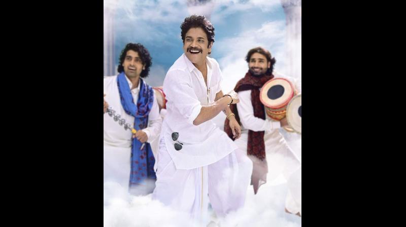 Nagarjuna from the song Laddunda Nagarjuna from the song Laddunda