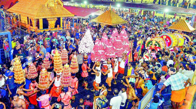 On October 28, the Supreme Court lifted the ban on entry of women of menstrual age into Sabarimala temple. (Photo: File | PTI) On October 28, the Supreme Court lifted the ban on entry of women of menstrual age into Sabarimala temple. (Photo: File | PTI)