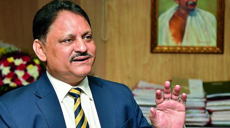 Telangana Chief Secretary S.P. Singh Telangana Chief Secretary S.P. Singh