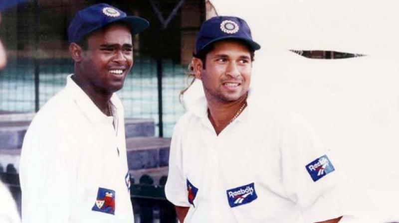 Tendulkar and Kambli were students of famed coach Ramakant Achrekar and both went to play for India and their friendship was well known to all. (Photo: PTI) Tendulkar and Kambli were students of famed coach Ramakant Achrekar and both went to play for India and their friendship was well known to all. (Photo: PTI)