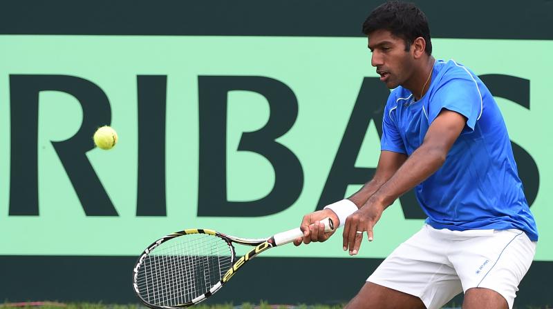 Bopanna and his French partner Edouard Roger-Vasselin had conceded their men's doubles second round after the Indian suffered the injury on July 6. (Photo: AFP) Bopanna and his French partner Edouard Roger-Vasselin had conceded their men's doubles second round after the Indian suffered the injury on July 6. (Photo: AFP)
