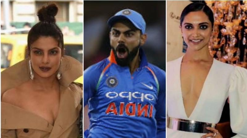 Skipper Virat Kohli has become the first Indian to reach the 50M followers mark on social media platform Instagram. Kohli, who is breaking cricketing records with each passing match, has a great social media following. In terms of Indians with most number of followers, Bollywood actor Priyanka Chopra is on the second spot with 49.9 followers while Deepika Padukone is on the third place with 44.1 followers. (Photo:AFP) Skipper Virat Kohli has become the first Indian to reach the 50M followers mark on social media platform Instagram. Kohli, who is breaking cricketing records with each passing match, has a great social media following. In terms of Indians with most number of followers, Bollywood actor Priyanka Chopra is on the second spot with 49.9 followers while Deepika Padukone is on the third place with 44.1 followers. (Photo:AFP)