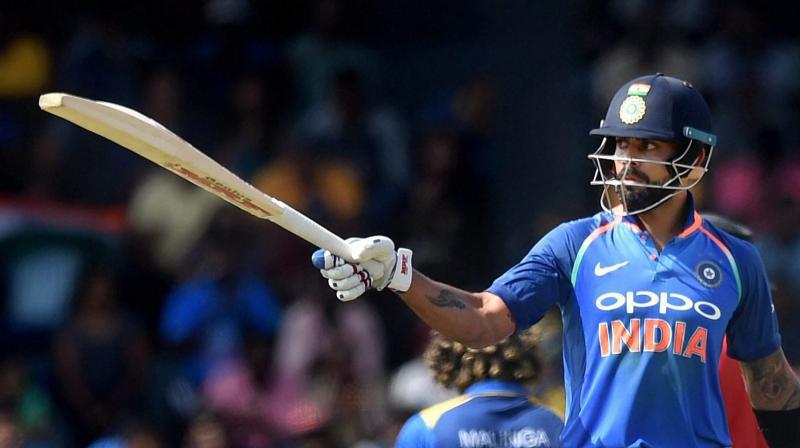 Virat Kohli also broke Sourav Ganguly’s record of 16 to score most number of centuries (17 tons) as Team India captain.(Photo: PTI) Virat Kohli also broke Sourav Ganguly’s record of 16 to score most number of centuries (17 tons) as Team India captain.(Photo: PTI)