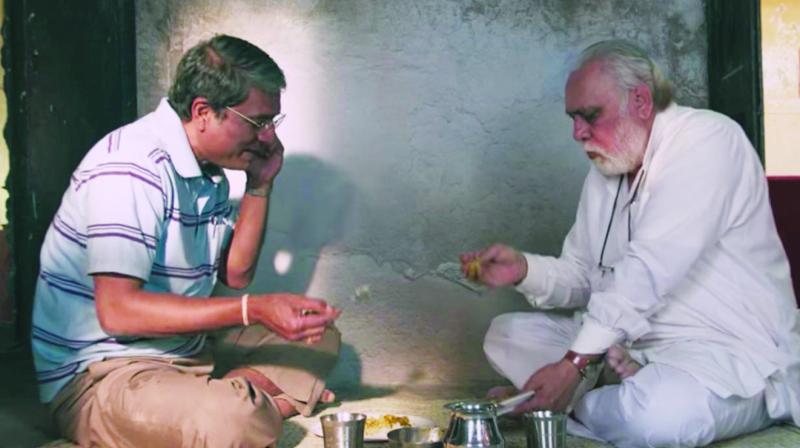 A still from the movie Mukti Bhawan A still from the movie Mukti Bhawan