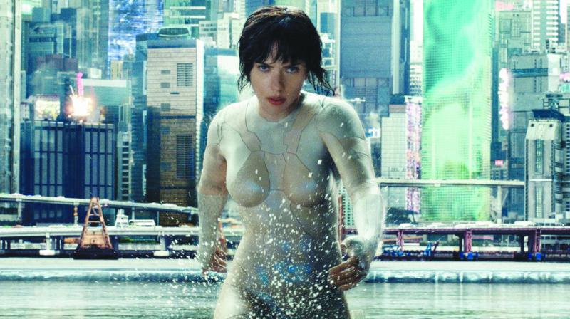 A still from the movie Ghost in the Shell A still from the movie Ghost in the Shell