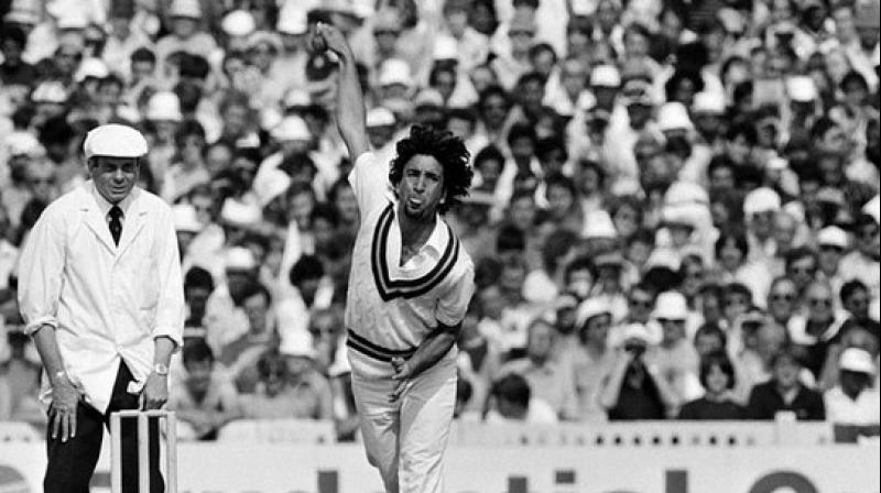 Qadir was known as the dancing bowler due to his peculiar bowling style. (Photo: ICC/Twitter) Qadir was known as the dancing bowler due to his peculiar bowling style. (Photo: ICC/Twitter)