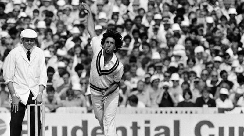 Qadir was known as the dancing bowler due to his peculiar bowling style. (Photo: ICC/Twitter) Qadir was known as the dancing bowler due to his peculiar bowling style. (Photo: ICC/Twitter)