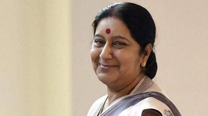 Swaraj was admitted to All India Institutes of Medical Sciences (AIIMS) following a deterioration in her health. (Photo: File) Swaraj was admitted to All India Institutes of Medical Sciences (AIIMS) following a deterioration in her health. (Photo: File)
